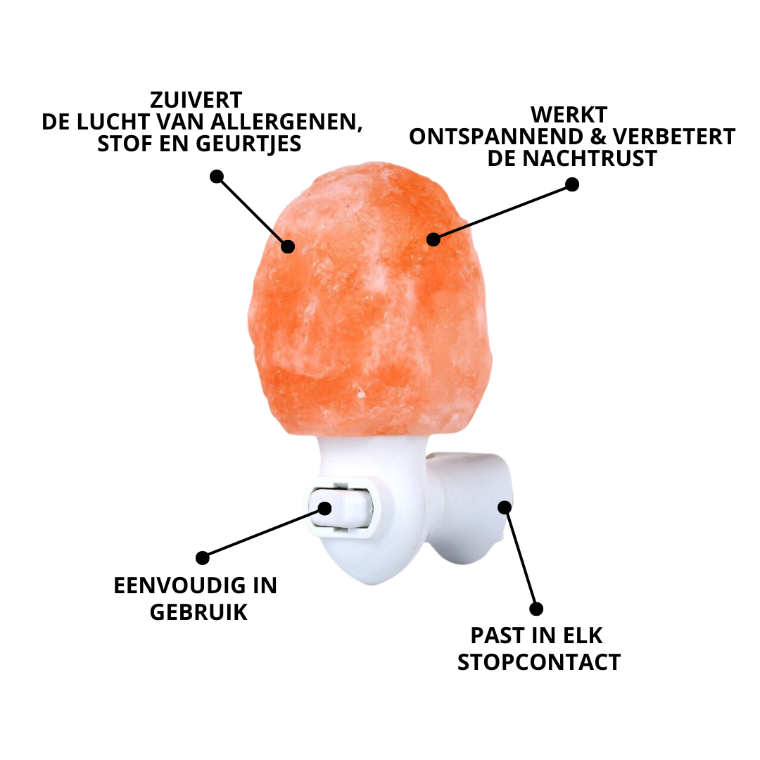 Himalaya Zoutlamp - Zoutsteen Nachtlampje